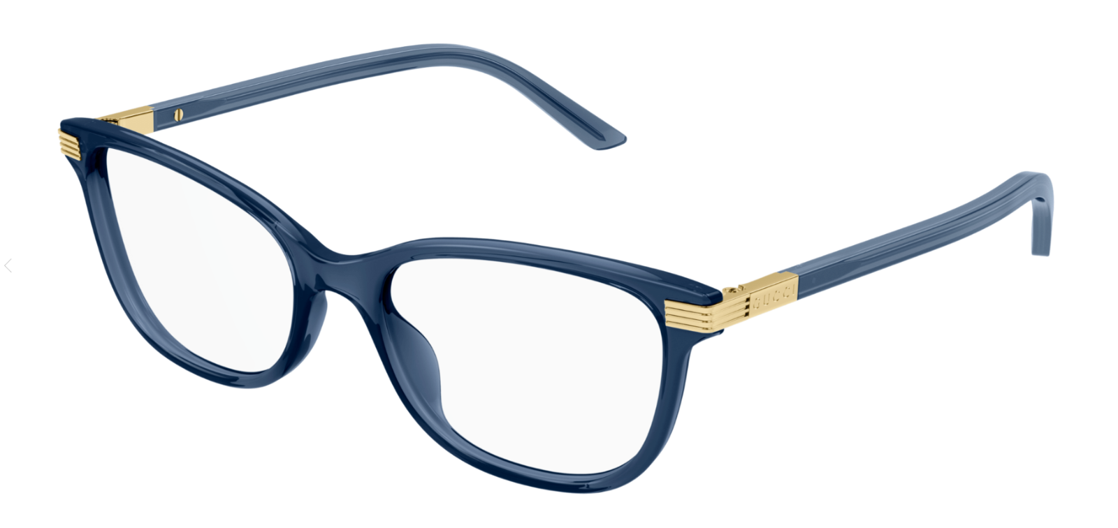 Gucci GG1451O 006 Blue Cat Eye Women's Eyeglasses - Stylish Designer Sunglasses for Women, UV Protection, Fashionable Eyewear for Everyday Wear & Outdoor Activities