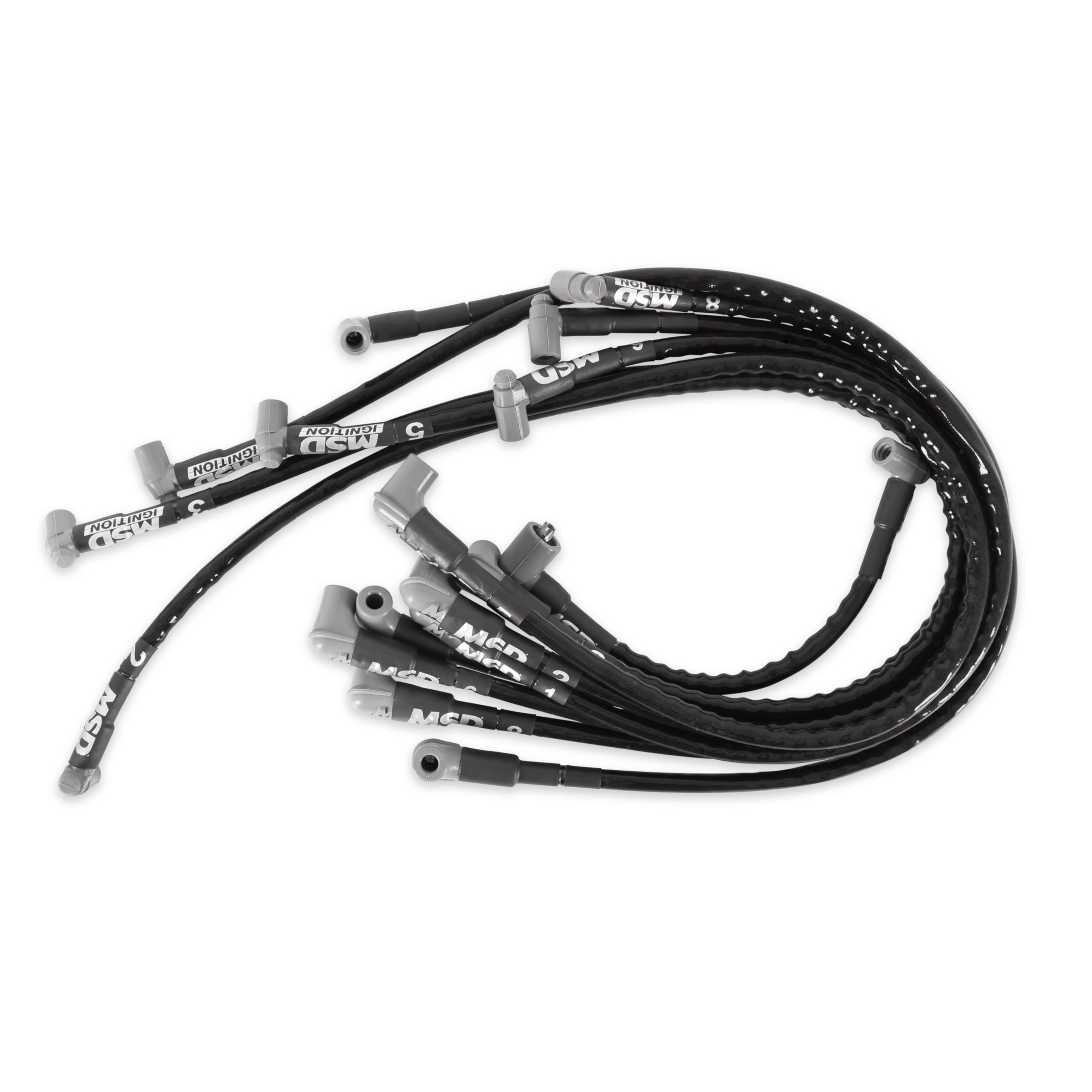 MSD 35591 High Performance Ignition Wire Set for Ford, Chevy, Dodge - Compatible with 5.0L, 5.7L, 6.0L Engines - Perfect for Racing, Off-Road & Daily Driving