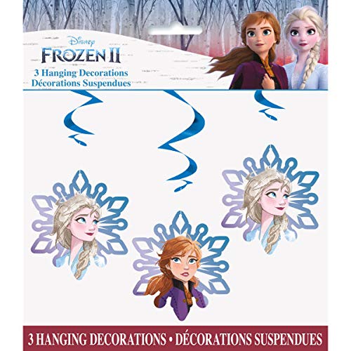 Frozen Elsa & Anna Princess Birthday Party Supplies Set - 16 Cake Plates, 16 Napkins, 16 Cups, Hanging Swirl Decor, Birthday Banner, Dinosaur Stickers - Perfect for Disney Themed Parties, Kids Birthday Celebrations & Frozen Character Events