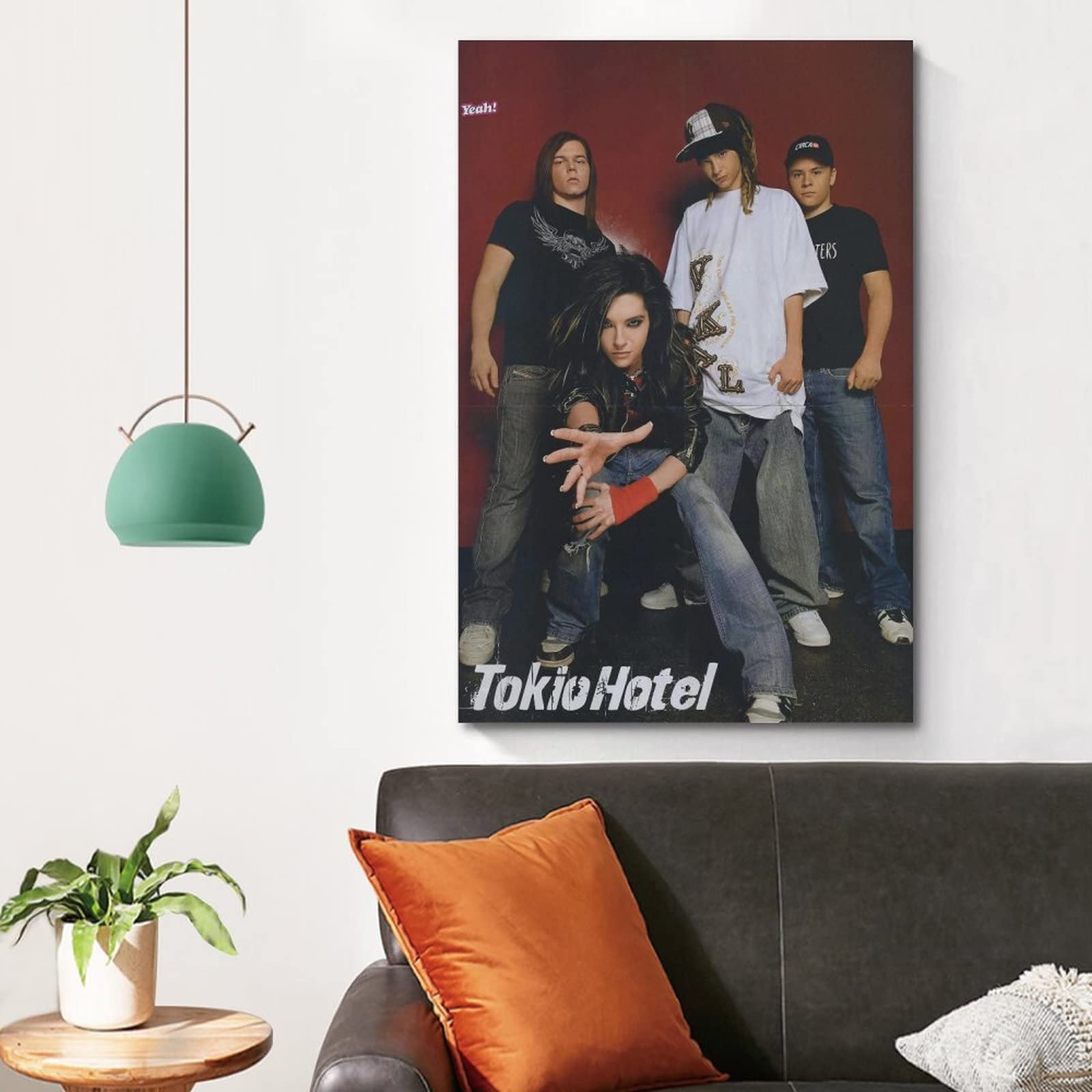 Tokio Hotel Band Poster - Aesthetic Canvas Wall Art Decor for Bedroom, Living Room, Dorm - 12x18 Inches (30x45 cm) - Perfect for Music Fans & Home Decoration