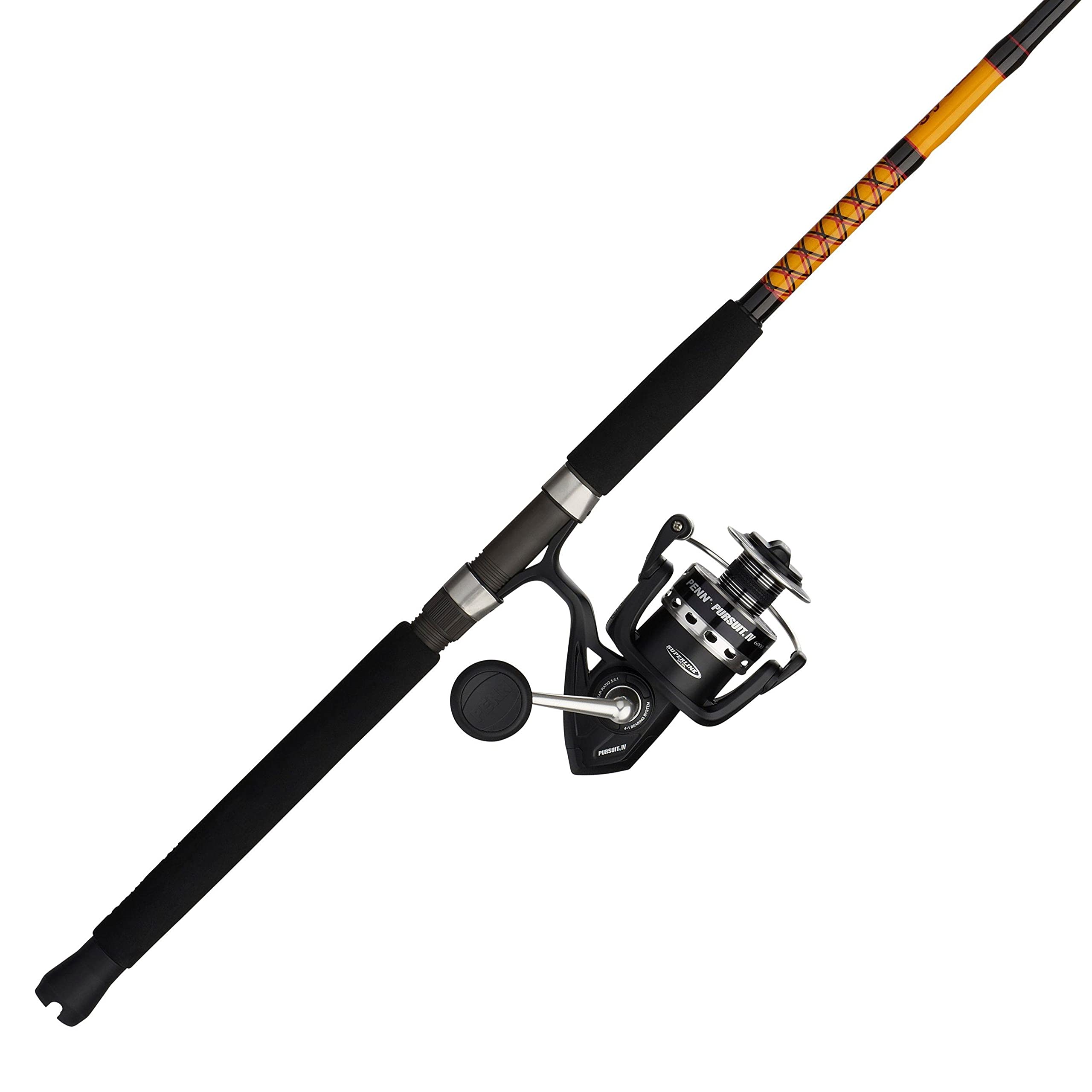 Ugly Stik Bigwater Fishing Rod & Penn Pursuit IV Spinning Reel Combo - Saltwater & Freshwater Fishing Gear for Offshore, Pier, and Boat Angling