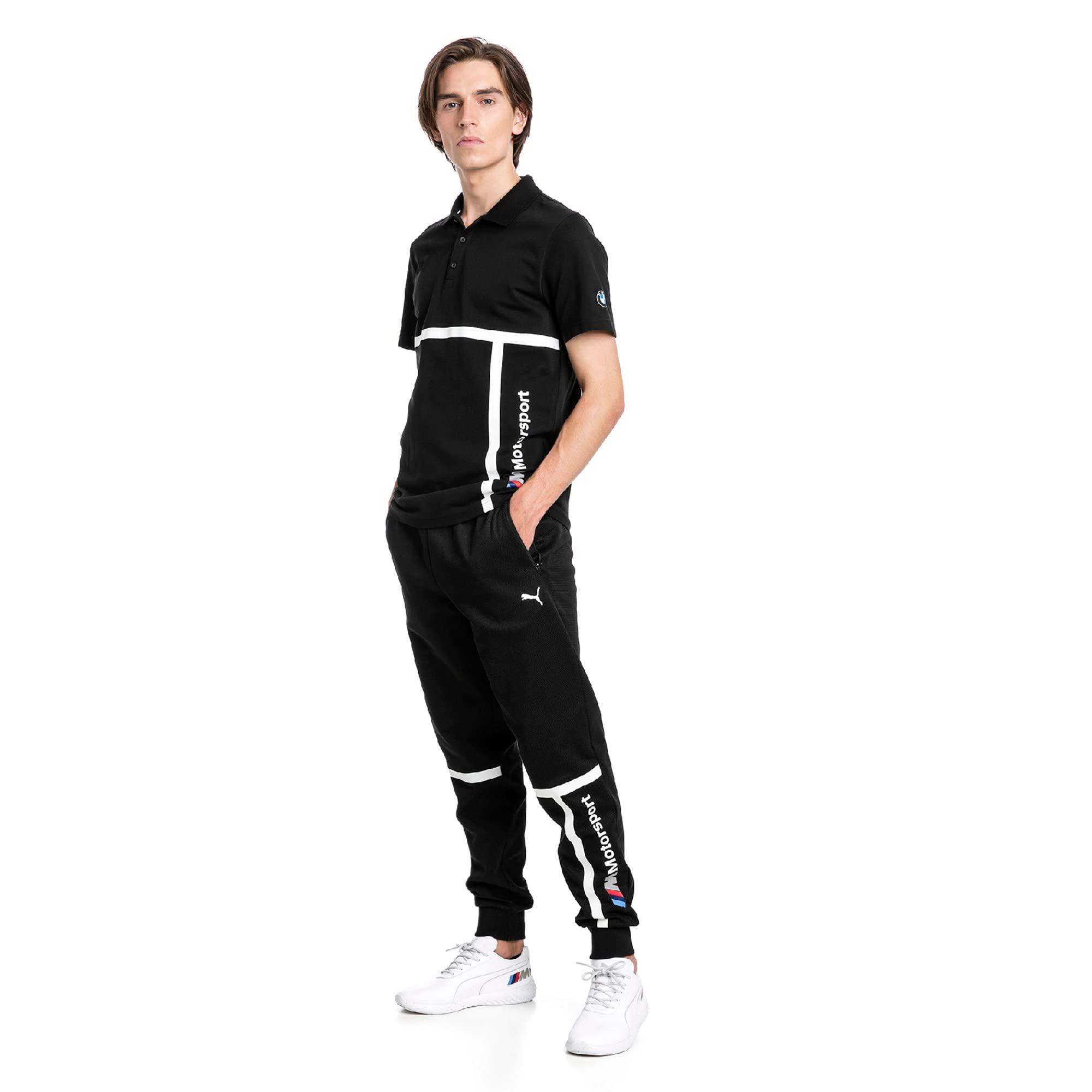 PUMA Men's BMW Motorsport Sweatpants - Comfortable Athletic Jogger Pants for Running, Gym & Casual Wear