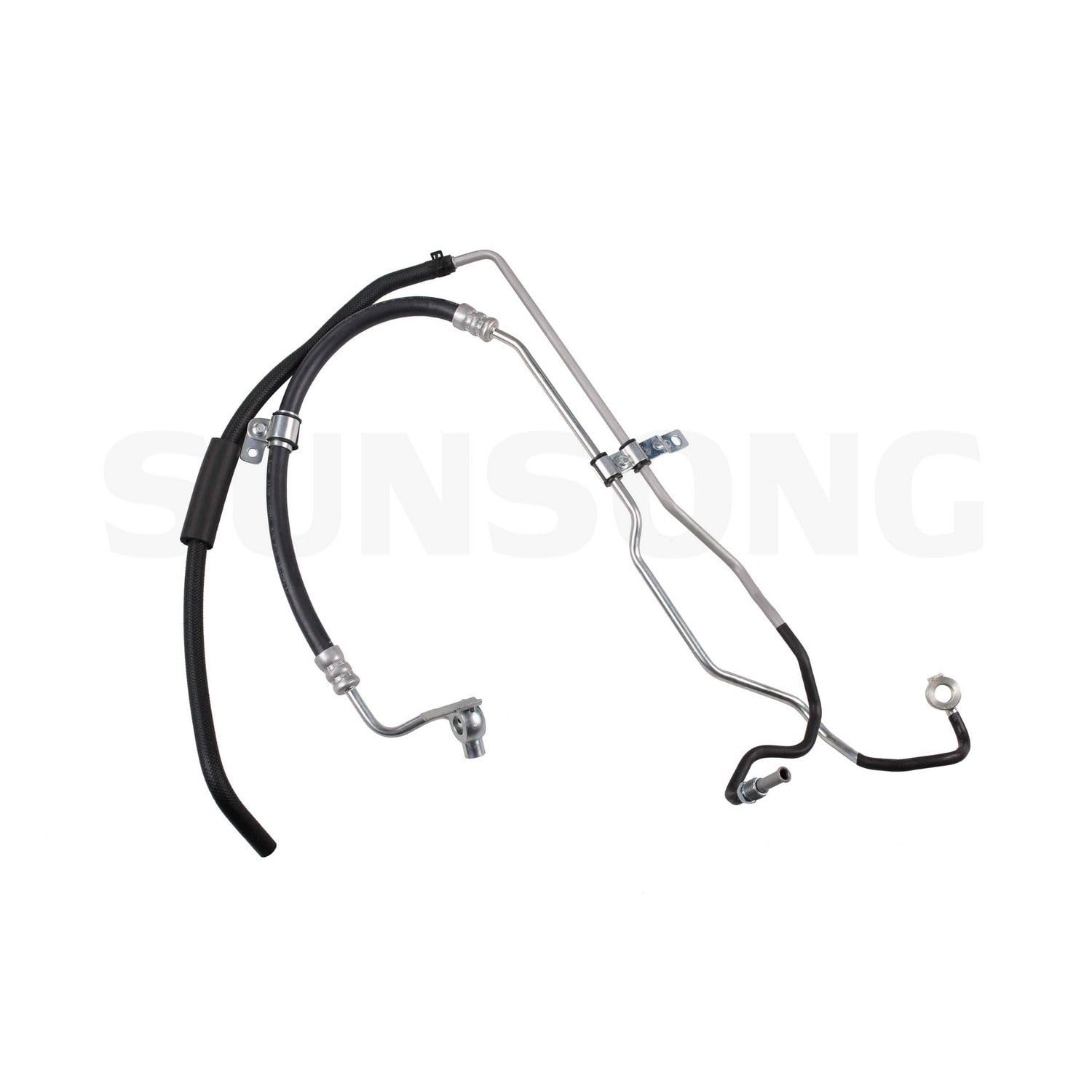Sunsong 3401246 Power Steering Hose Assembly - High Performance Replacement for Smooth Steering - Perfect for Chevy, GMC, Ford, Dodge Trucks & SUVs - Ideal for Off-Roading, Towing & Daily Commuting