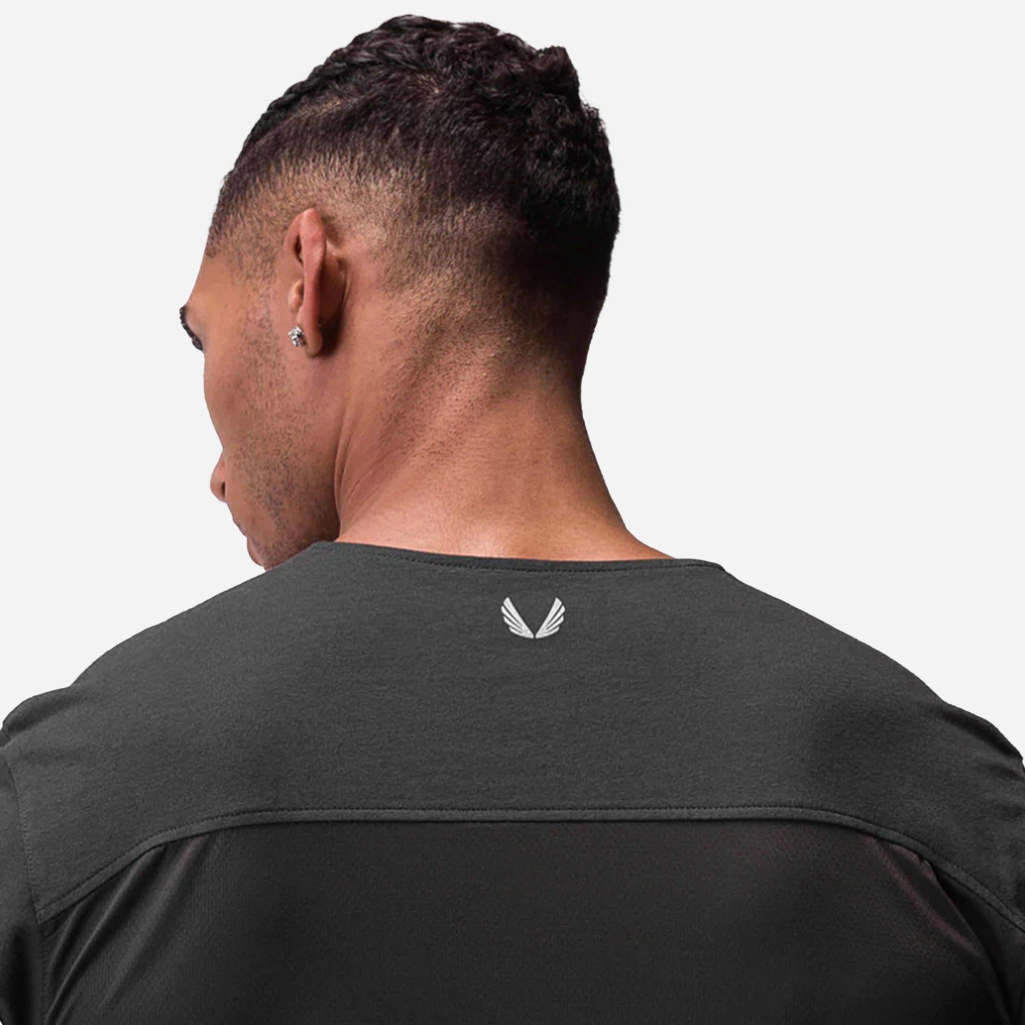 VESSEL x ASRV CottonPlus Standard Mesh Back Tee - Breathable Performance Shirt for Running, Gym & Outdoor Activities