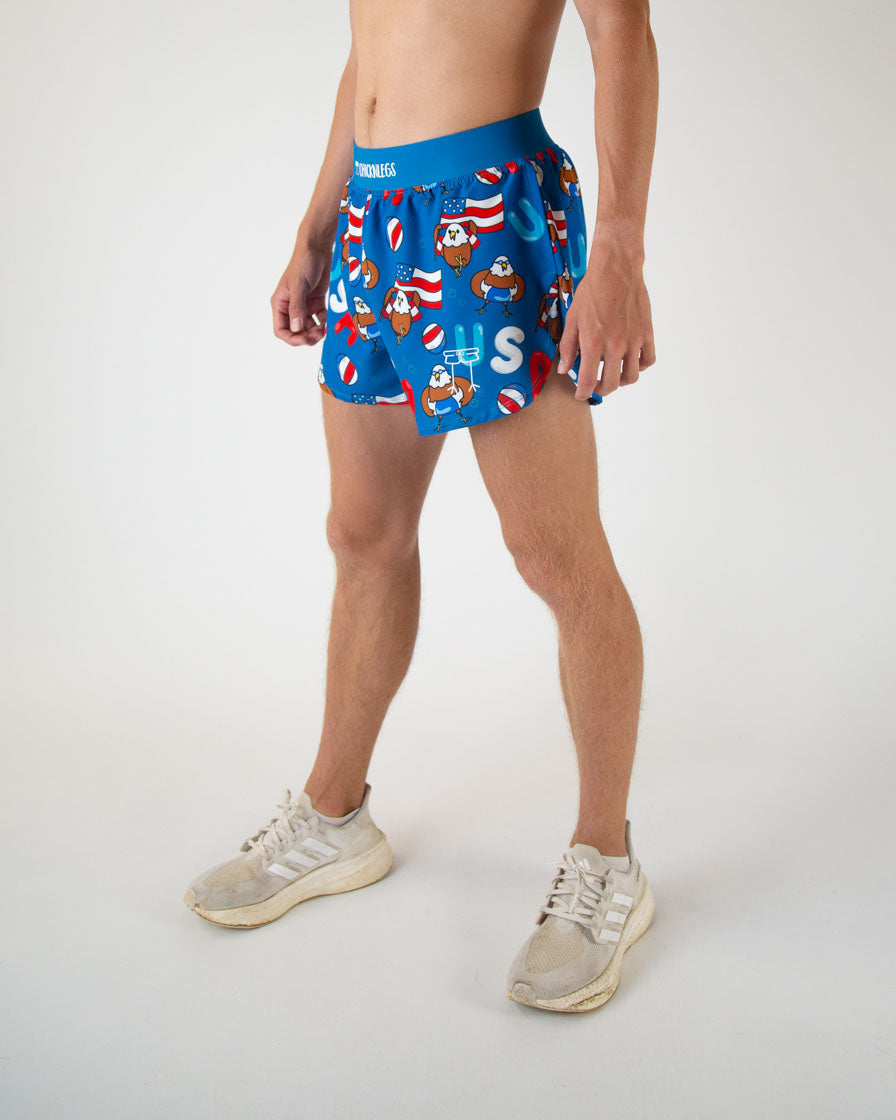 USA Flag Men's Swim Trunks - Quick Dry Beach Shorts for Pool Party & Summer Vacation | Comfortable & Stylish Swimwear for Swimming, Surfing, and Outdoor Activities