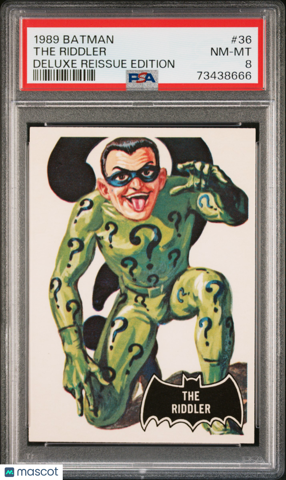 1989 Batman Deluxe Reissue Edition The Riddler #36 PSA 8 Graded Comic - Rare Collectible for DC Fans & Investors | Perfect for Display, Gifts & Comic Collections