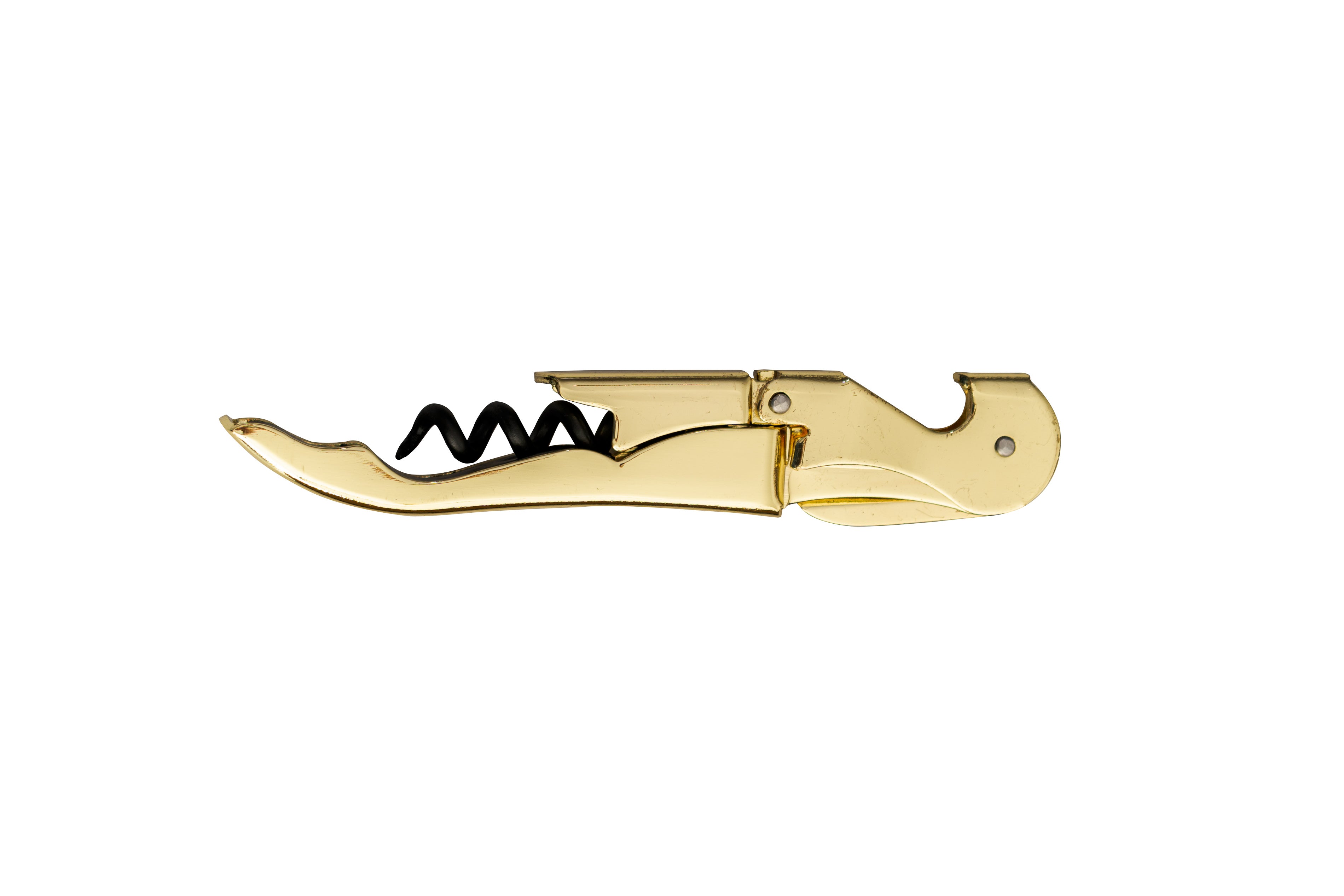 Premium Gold Wine Bottle Opener - Corkscrew with Foil Cutter for Easy Opening - Perfect for Wine Lovers, Dinner Parties & Gifts