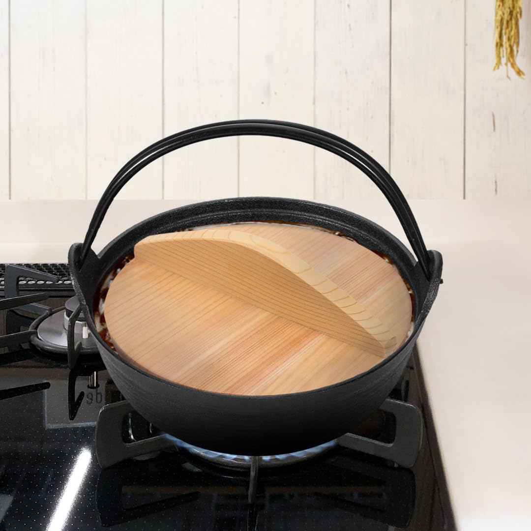 Premium Japanese Wooden Cooking Drop Lid (Otoshibuta) - 5.5