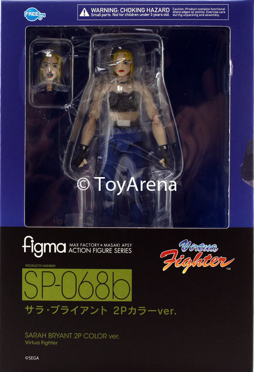 Figma #SP 067b Sarah Bryant: 2P Version Virtual Fighter Action Figure - Collectible Anime Character Model for Display & Gaming Enthusiasts