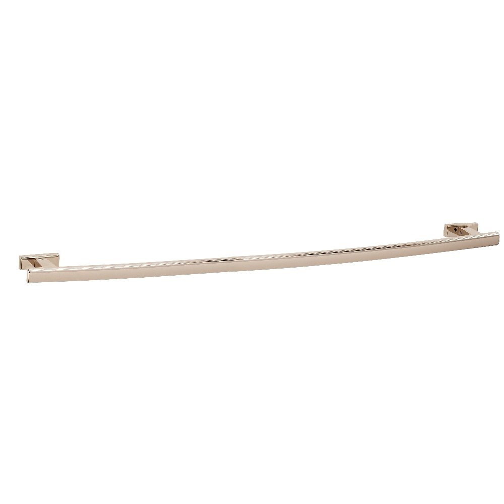 Modern Arch Towel Bar - 30 Inch Polished Nickel Bathroom Towel Holder for Contemporary Home Decor | Perfect for Bathrooms, Showers & Spa Areas