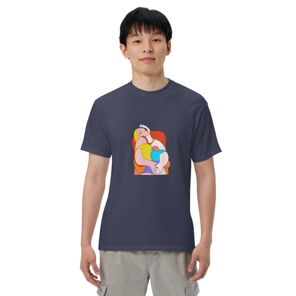 Stylish Graphic Tees for Men - Heavyweight Casual Summer T-Shirts with Artistic Designs | Perfect for Streetwear, Outings & Gifts