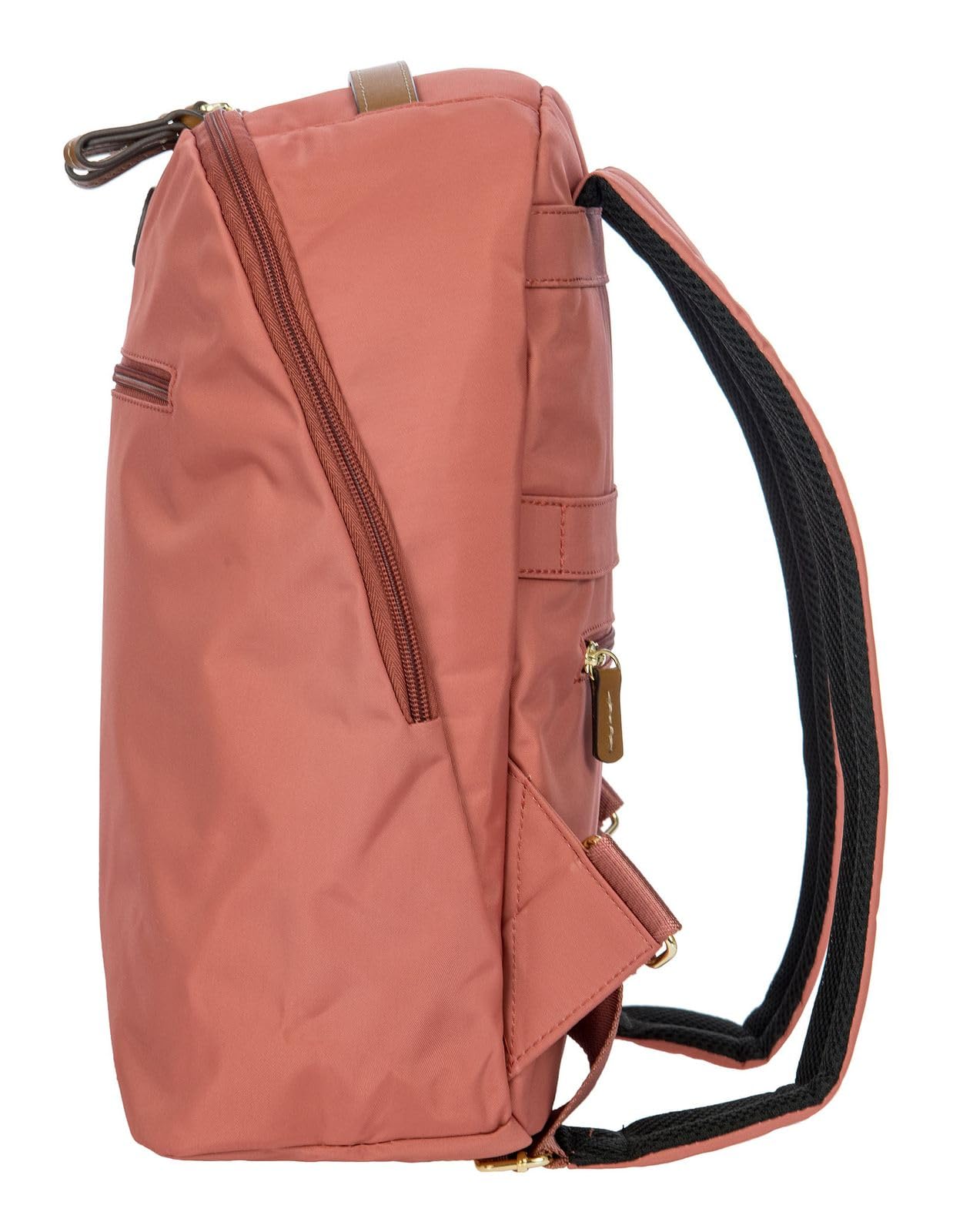 Bric's X-Travel Backpack for Women - Lightweight Carry On Backpack, Water Resistant Pink Travel Backpack with USB Charging Port - Perfect for Airplane, Business Trip & Weekend Getaway