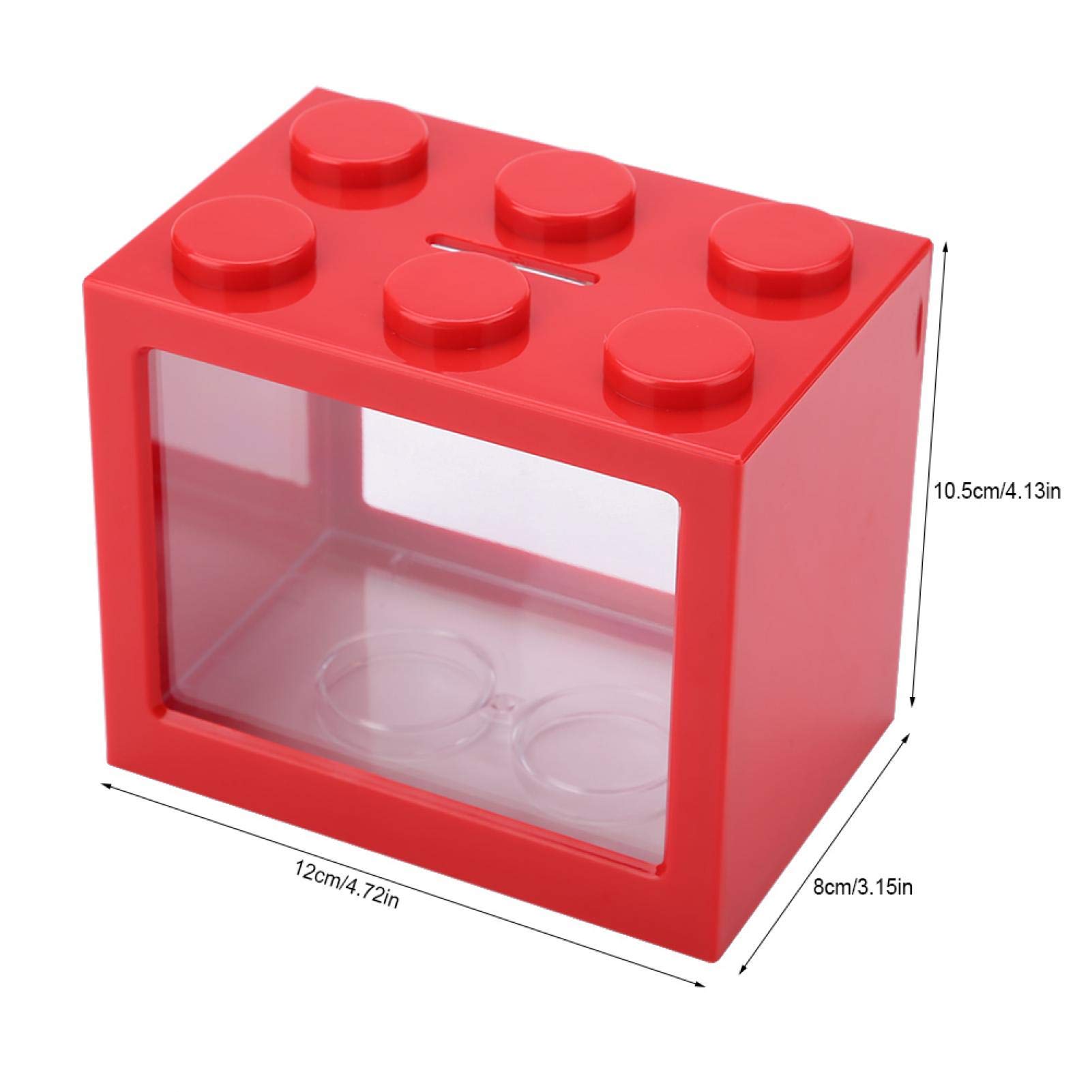 Mini Aquarium for Office - Small Decorative Fish Tank with LED Light, Perfect for Desk Decor, Home & Office Relaxation