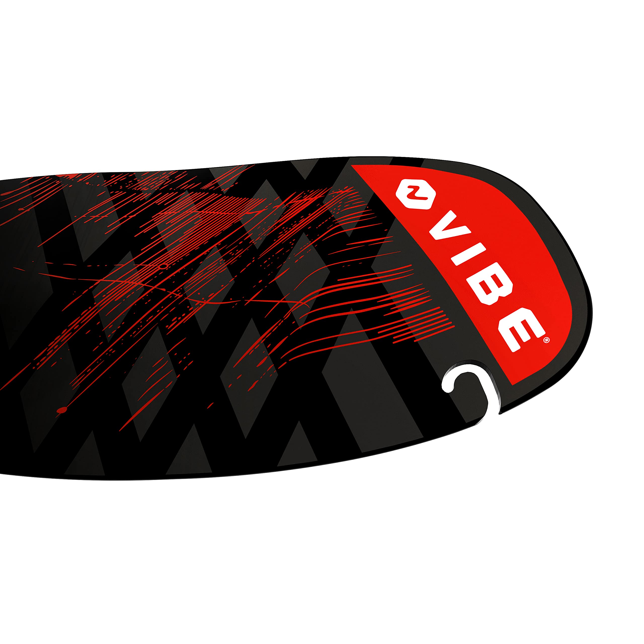 Vibe Ember Kayak Angler Fishing Paddle - Lightweight Carbon Fiber Shaft & Fiberglass Blades - Adjustable 240-260cm - Built-in Retrieval Hook & Dock Pull - Perfect for Kayak Fishing, Camping & Water Sports