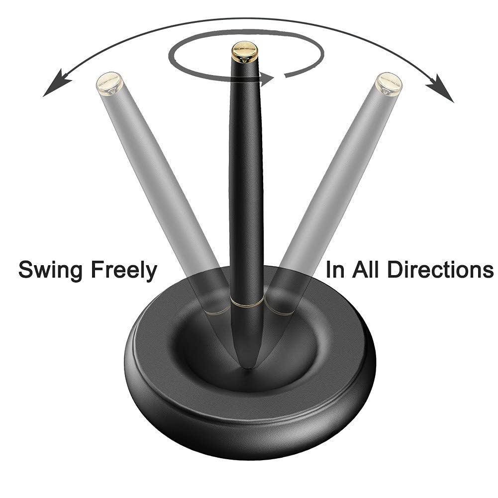 Magnetic Floating Pen - Levitating Pen with Magnetic Holder, Self-Standing Hover Pen, 360° Swing Fidget Toy for Office & Business | Luxury Gift for Professionals & Pen Enthusiasts | Perfect for Stress Relief, Desk Decor & Unique Gifting