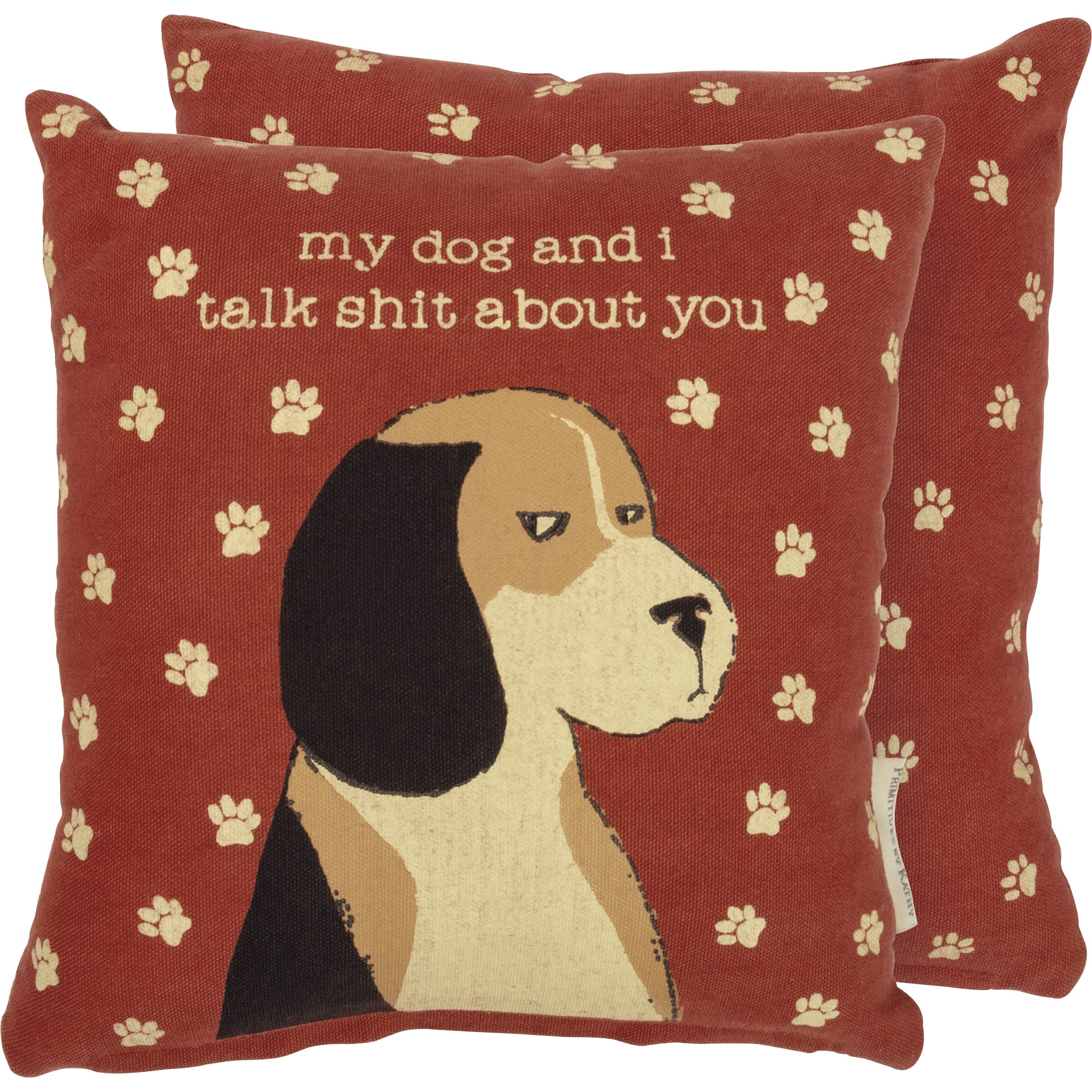 Primitives by Kathy Farmhouse Style Home Décor Pillow - Cozy Throw Pillow for Living Room, Bedroom & Sofa