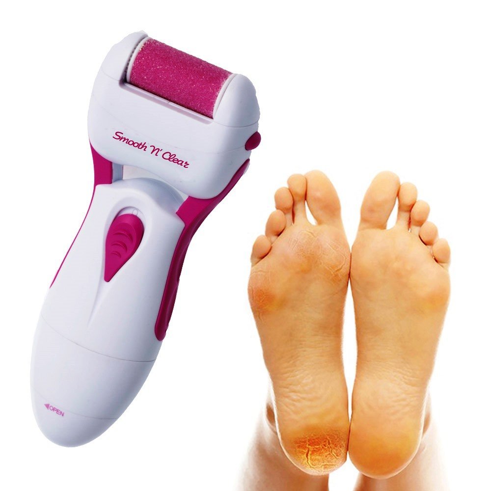 Premium Electric Callus Remover for Feet - Rechargeable & Painless Dead Skin Remover (Pink) - Perfect for Pedicures, Dry Cracked Heels & At-Home Foot Care