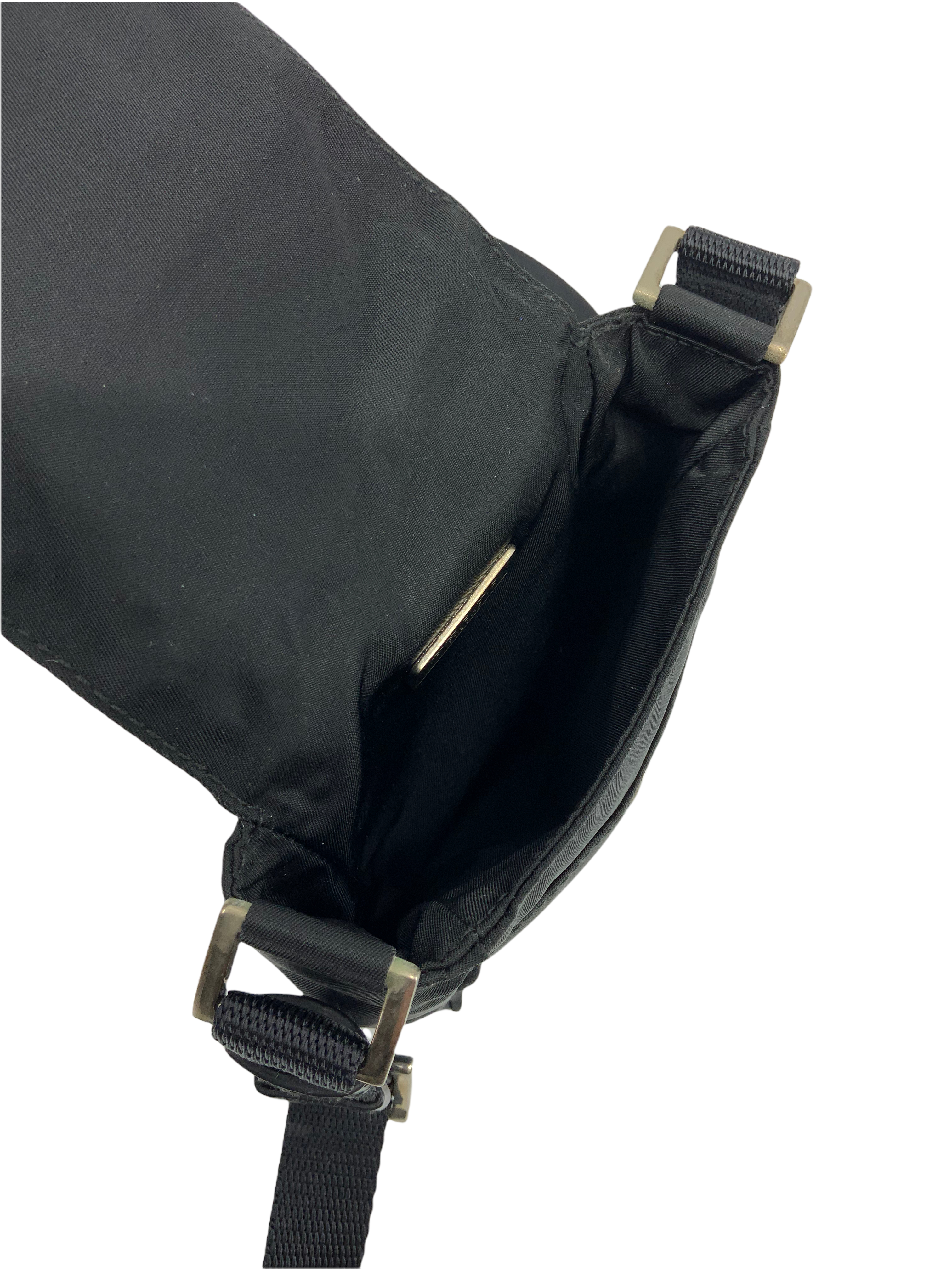 Prada Nylon Crossbody Bag with Smartphone Case - Stylish & Functional for Travel, Shopping & Everyday Use