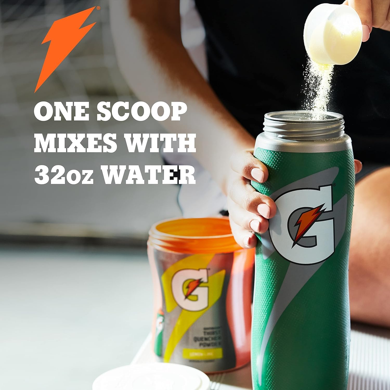 Gatorade Thirst Quencher Powder - 4 Flavor Variety Pack (Lemon Lime, Orange, Fruit Punch, Glacier Freeze) - 21oz Pouches (Pack of 32) - Electrolyte Sports Drink Mix for Hydration & Recovery - Perfect for Workouts, Running, Gym & Outdoor Activities