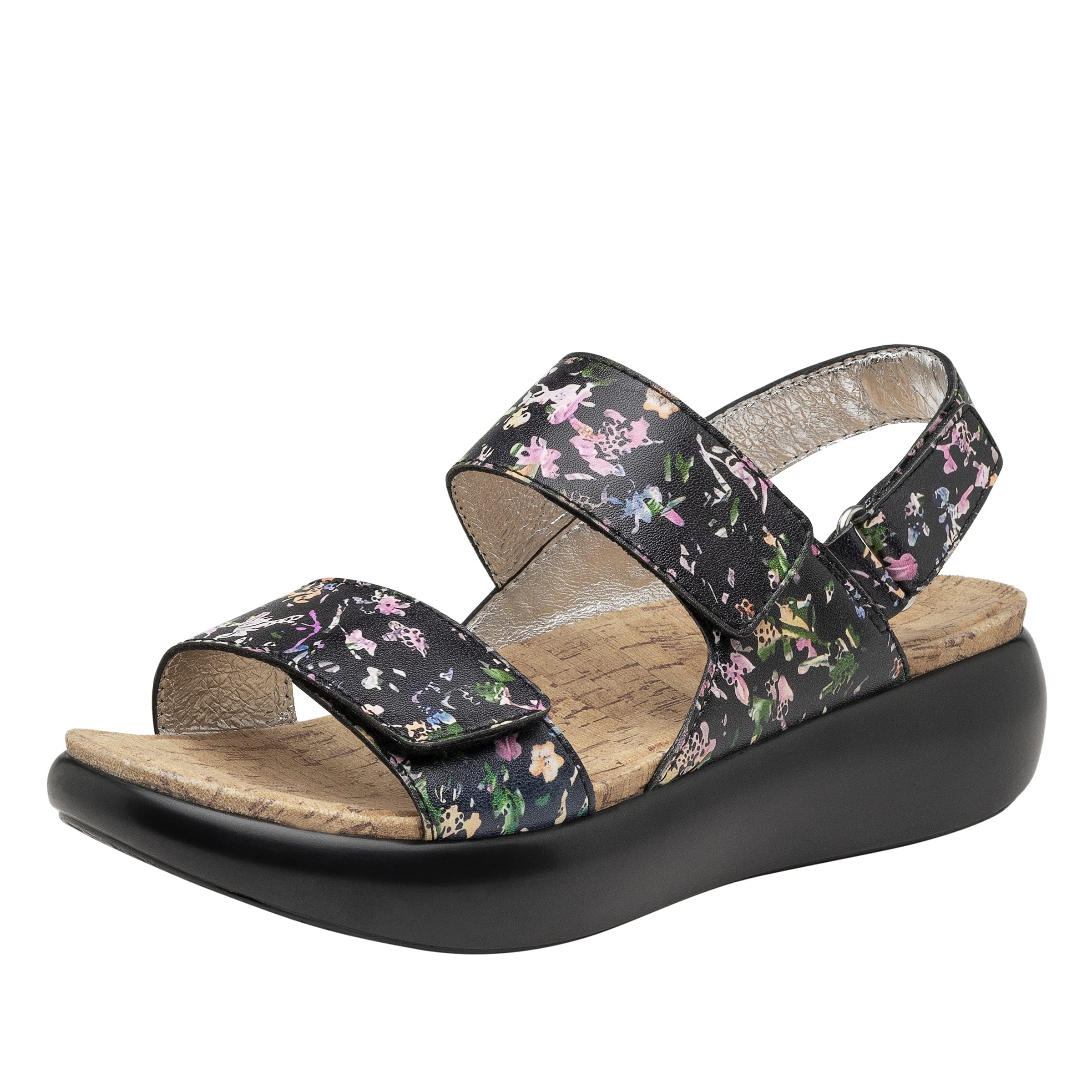 Alegria Women's Bailee Leather Sandal - Comfortable & Stylish Summer Sandals for Walking, Travel & Casual Wear