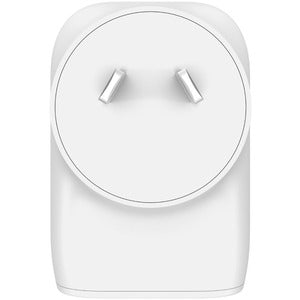 Belkin BOOST CHARGE 37W Dual Port USB-C & USB-A Wall Charger - Fast Charging Adapter for iPhone 15/14/13, Samsung Galaxy, iPad, Tablet, Laptop - Compact White Power Brick for Home, Office & Travel (Model WCB007AUWH)