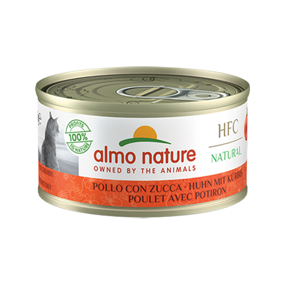 Natural Chicken & Pumpkin Cat Food - Grain-Free Wet Cat Food for Adult & Senior Cats - High Protein, Digestible, Healthy Cat Treat - Perfect for Picky Eaters & Weight Management