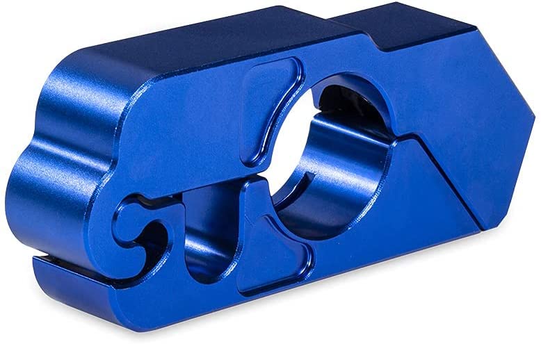 Universal Motorcycle Lock Anti-Theft Grip Lock - Blue Handlebar Throttle Security Lock for Enhanced Motorcycle Safety and Theft Prevention in Parking and Storage