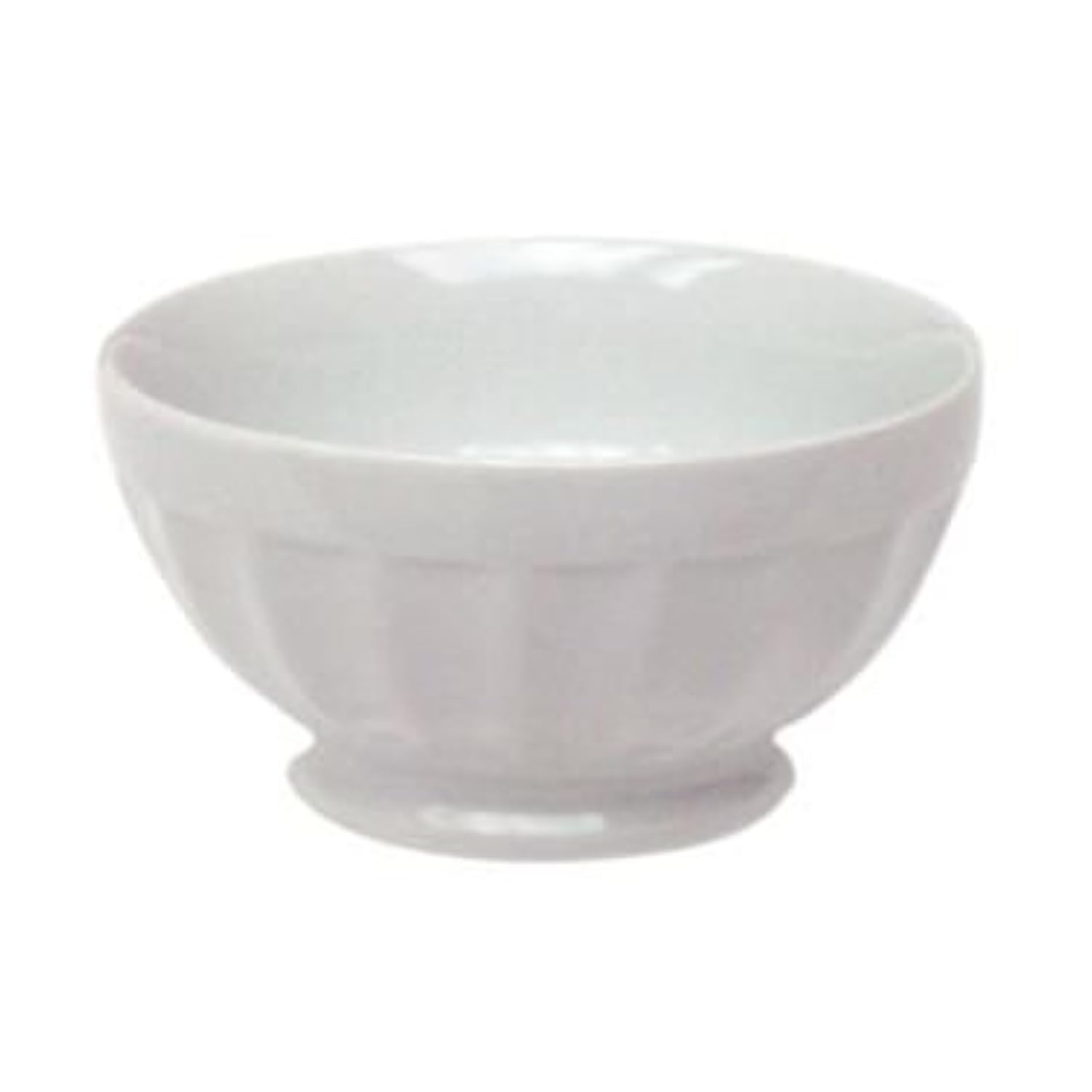 Browne 16 oz. Café Au Lait Bowl in White - Perfect for Coffee, Tea, Soup & Cereal - Elegant Ceramic Breakfast Bowl for Home & Café Use