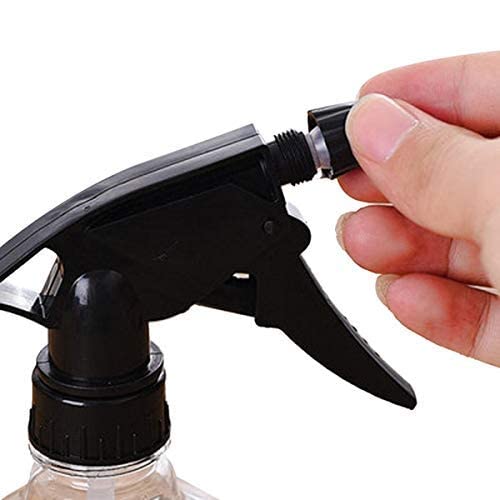 BANIRA 250ml Empty Spray Bottle for Hair, Face & Cleaning - Transparent Refillable Squirt Bottle for Travel, Home & Salon Use - Multi-Purpose Water Mister for Plants, Beauty & Household Essentials (Set of 1)
