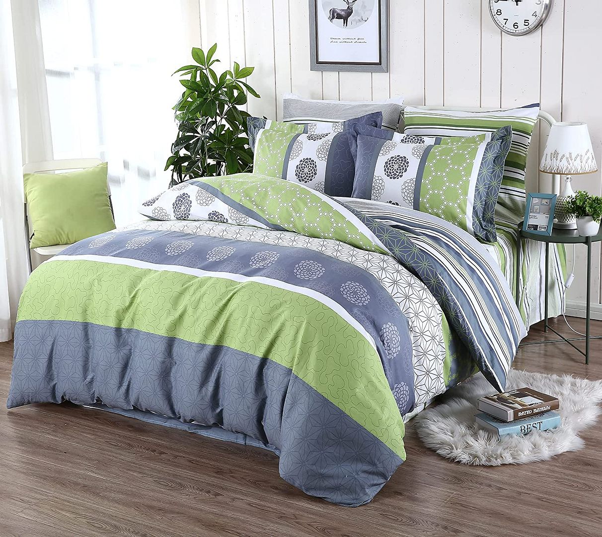Dexter Super King Size Duvet Cover Set - Luxury 100% Cotton Bedding for Master Bedroom | Perfect for Hotels, Guest Rooms & Cozy Home Decor