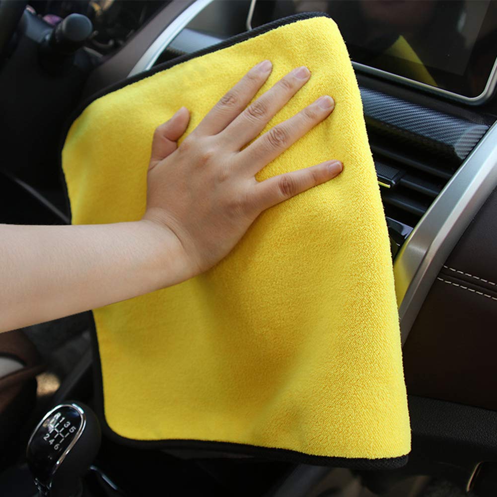 Premium Microfiber Cleaning Cloth for Glasses, Cars & Kitchen - Super Absorbent Scratch-Free Towel for Waxing, Polishing & Drying - Perfect for Eyewear, Auto Detailing & Household Cleaning