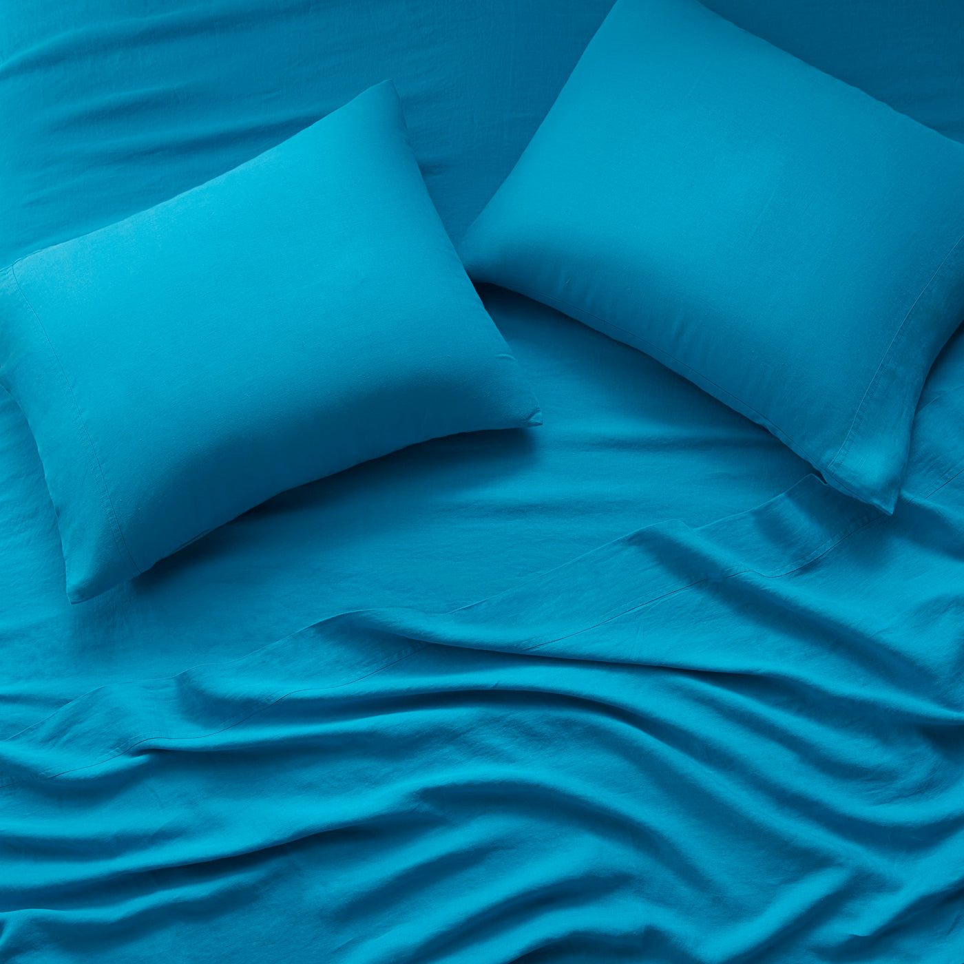 Premium 100% Linen Sheet Set - Breathable & Soft for All Seasons - Queen Size Bedding Set - Perfect for Hot Sleepers & Eco-Friendly Home Decor