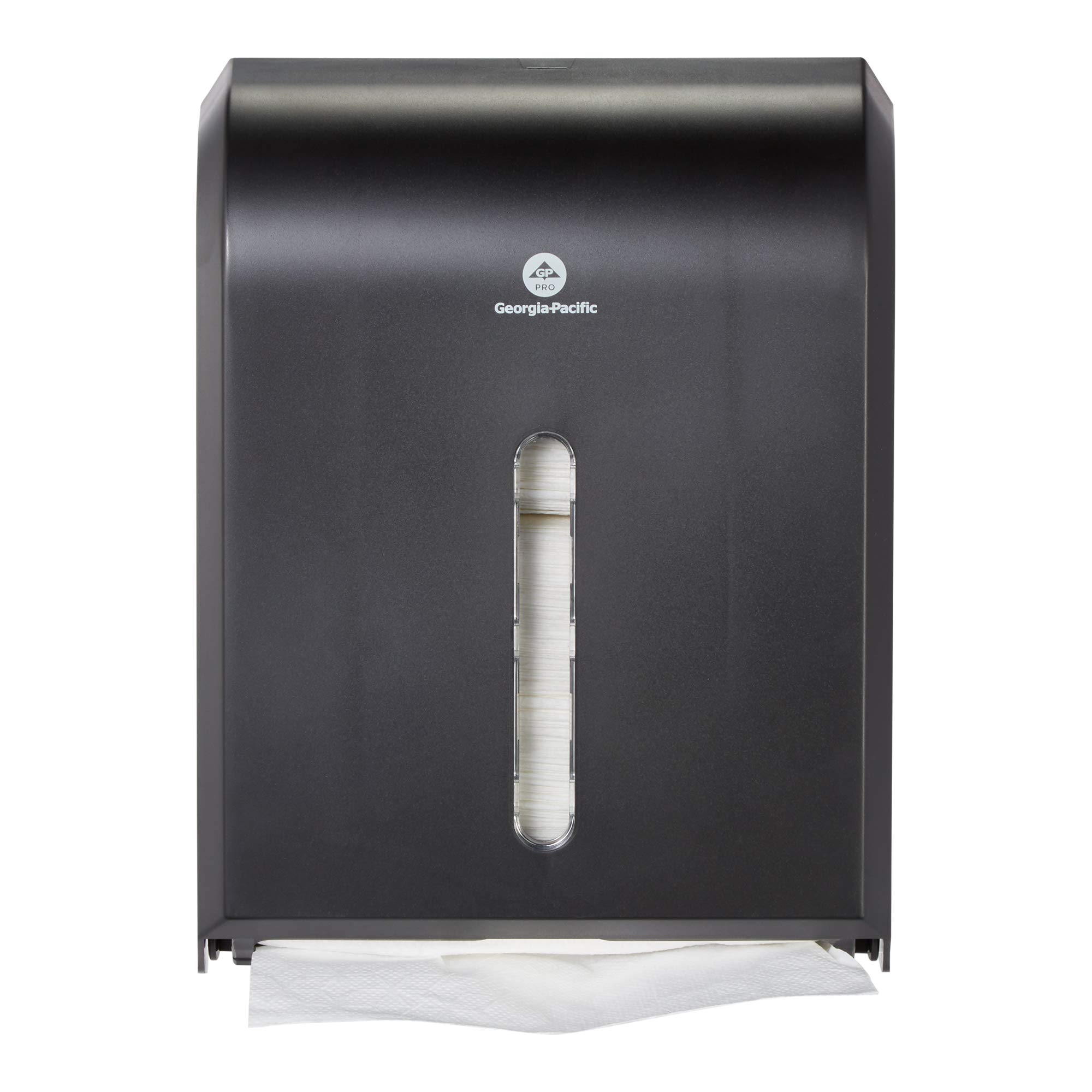 Georgia-Pacific Combi-Fold Paper Towel Dispenser - Black | Heavy-Duty Commercial Grade for Restaurants, Offices & Public Restrooms
