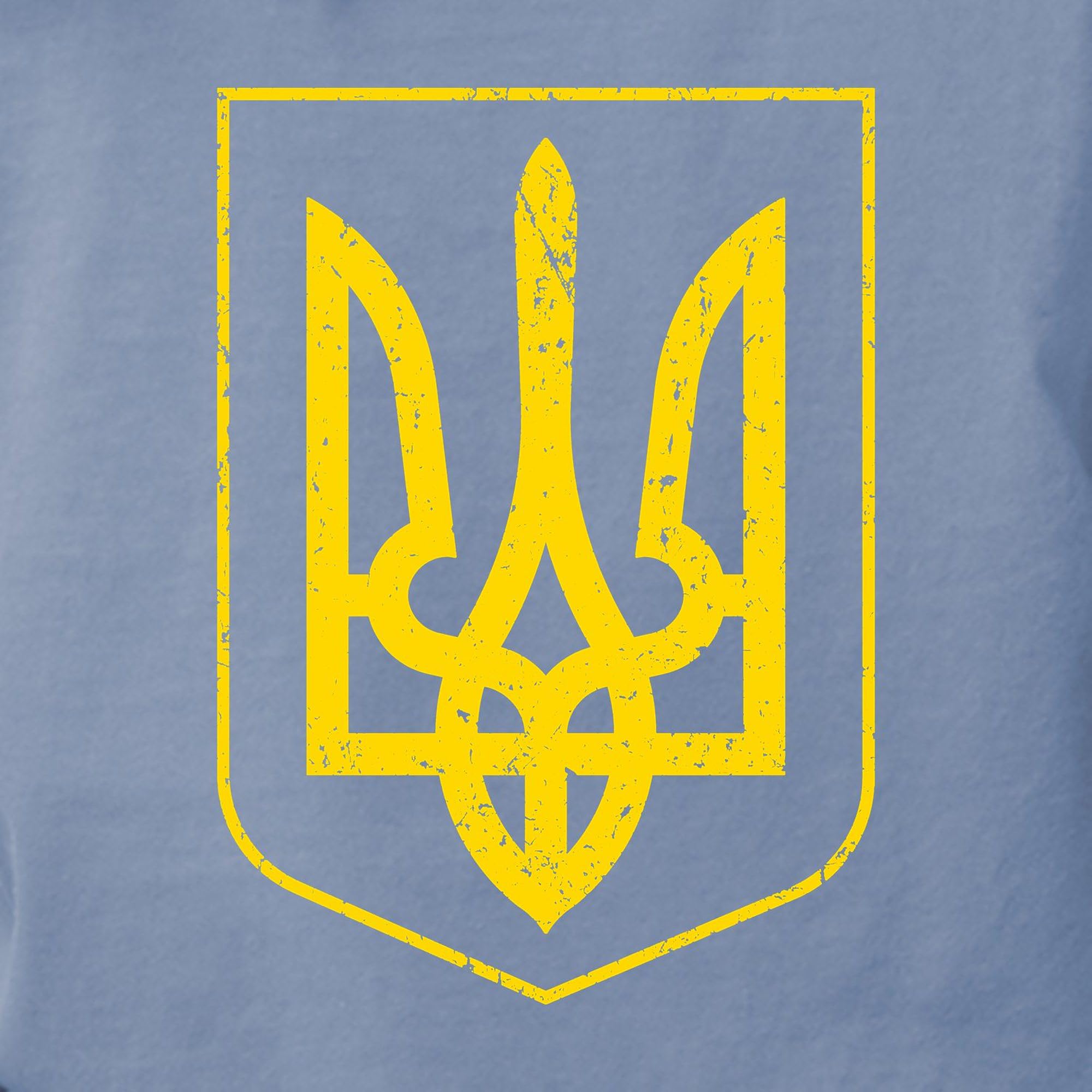 Ukraine Coat of Arms T-Shirt for Women | Comfort Colors Premium Cotton Tee | Patriotic Gift, Casual Wear & Ukrainian Pride Apparel