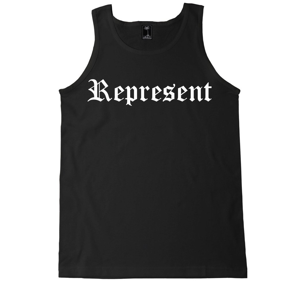 FTD Apparel Men's Represent Tank Top - Breathable Workout Shirt for Gym, Running & Summer Casual Wear
