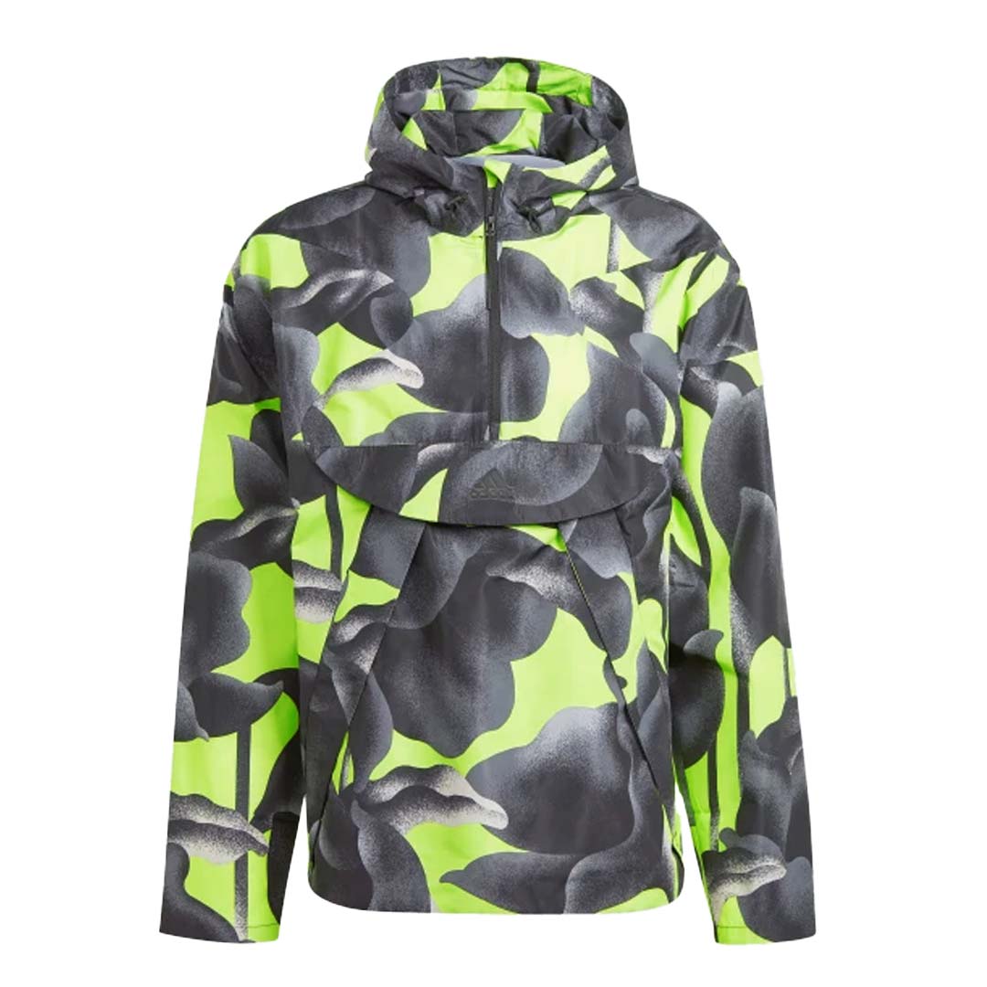 Adidas Men's City Escape Windbreaker Jacket (IJ5597) - Lightweight Water-Resistant Running Jacket for Outdoor Sports & Casual Wear