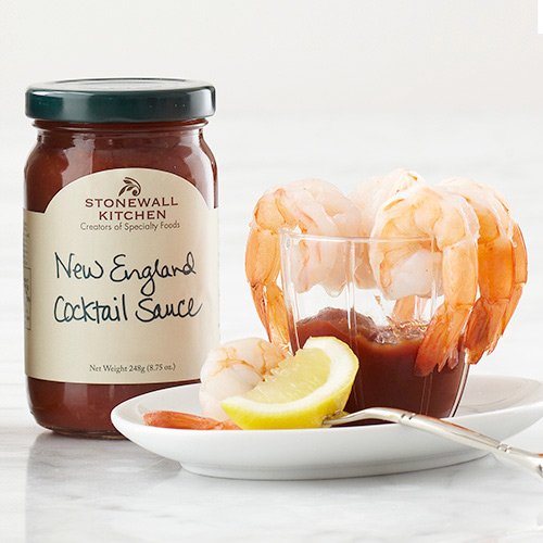 Stonewall Kitchen New England Cocktail Sauce - 8.25 oz Premium Seafood Sauce for Shrimp, Oysters & Crab | Perfect for Parties, Appetizers & Seafood Dips