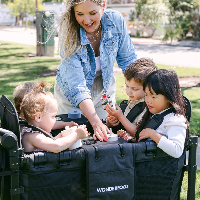 WonderFold Flex Snack Tray for Strollers & High Chairs | Portable Baby Feeding Tray - Perfect for On-the-Go Snacks, Meals & Playtime