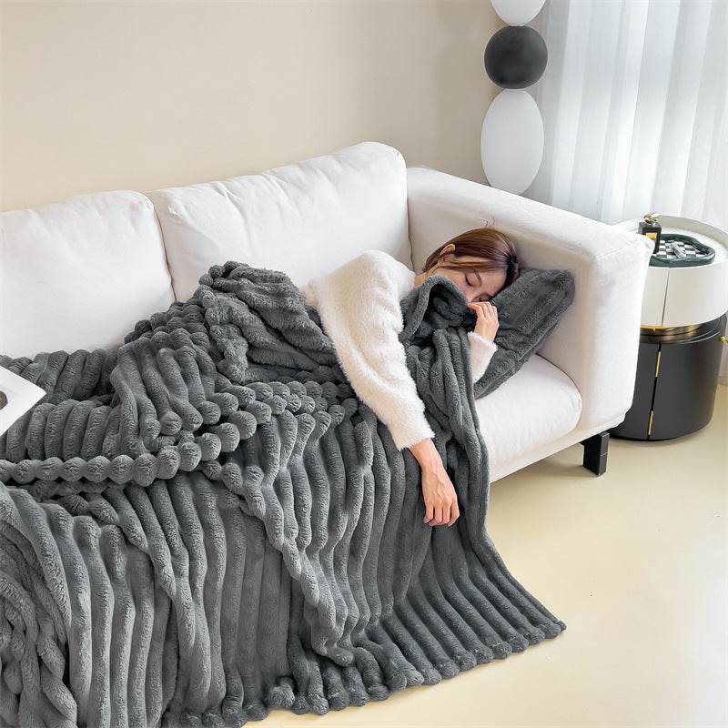 Snuggle Blanket: Ultra Soft Weighted Blanket for Winter - Perfect for Cozy Evenings, Stress Relief & Better Sleep