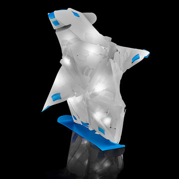 Creatto Northern Lights Polar Bear & Winter Pals - DIY 3D Wooden Puzzle Kit for Kids & Adults - Perfect for Home Decor, Gift Giving & STEM Learning Activities