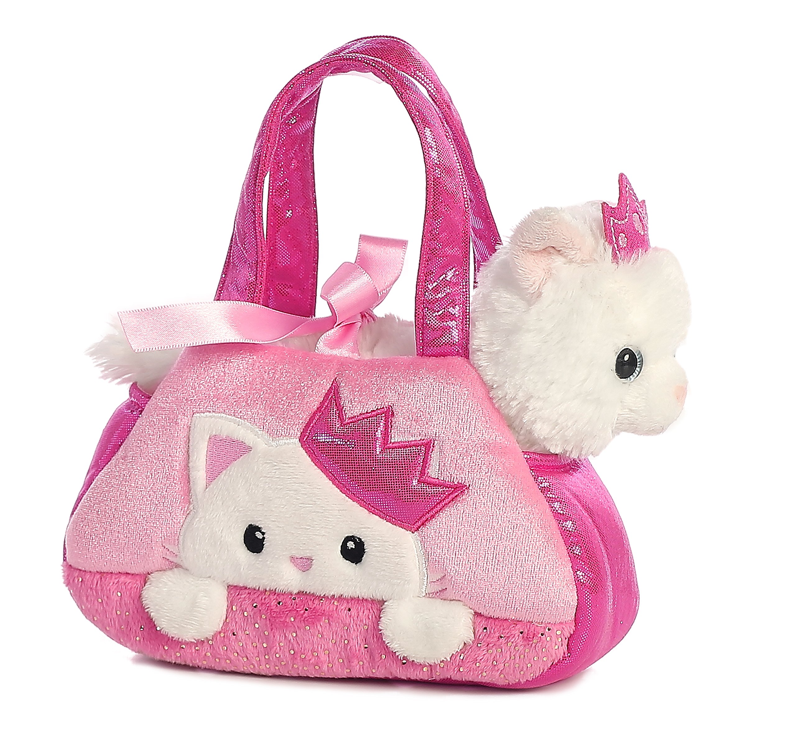 Aurora Fashionable Peek-A-Boo Princess Kitty Stuffed Animal - 7