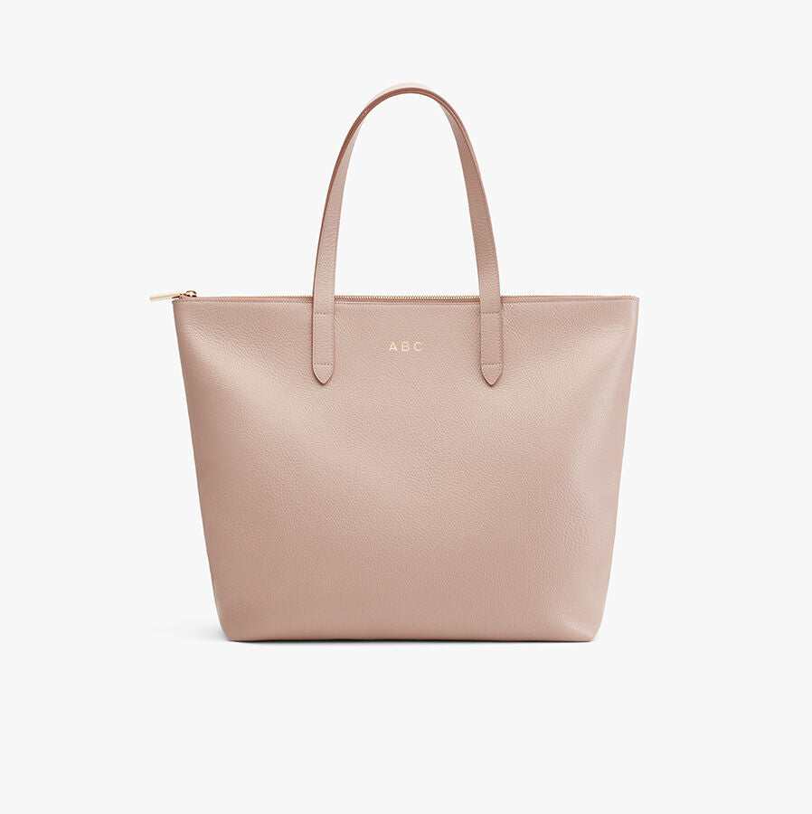 Stylish Large Zipper Tote Bag for Women - Durable Canvas Shopping Tote with Secure Zipper Closure - Perfect for Work, Travel, Gym & Beach Day Essentials