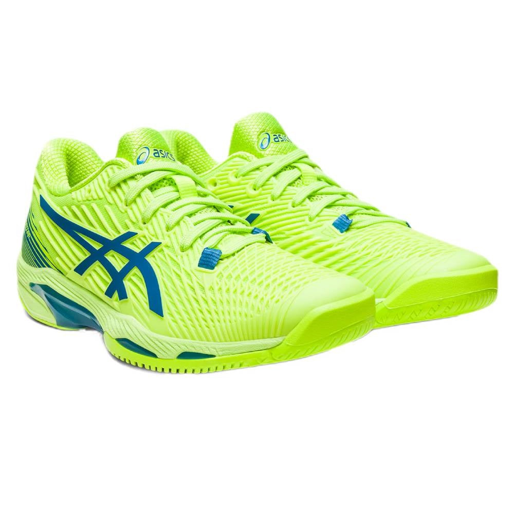 ASICS Solution Speed FF 2 Women's Tennis Shoes - Lightweight Performance Court Shoes for Women in Green/Blue | Ideal for Competitive Tennis Matches & Training Sessions