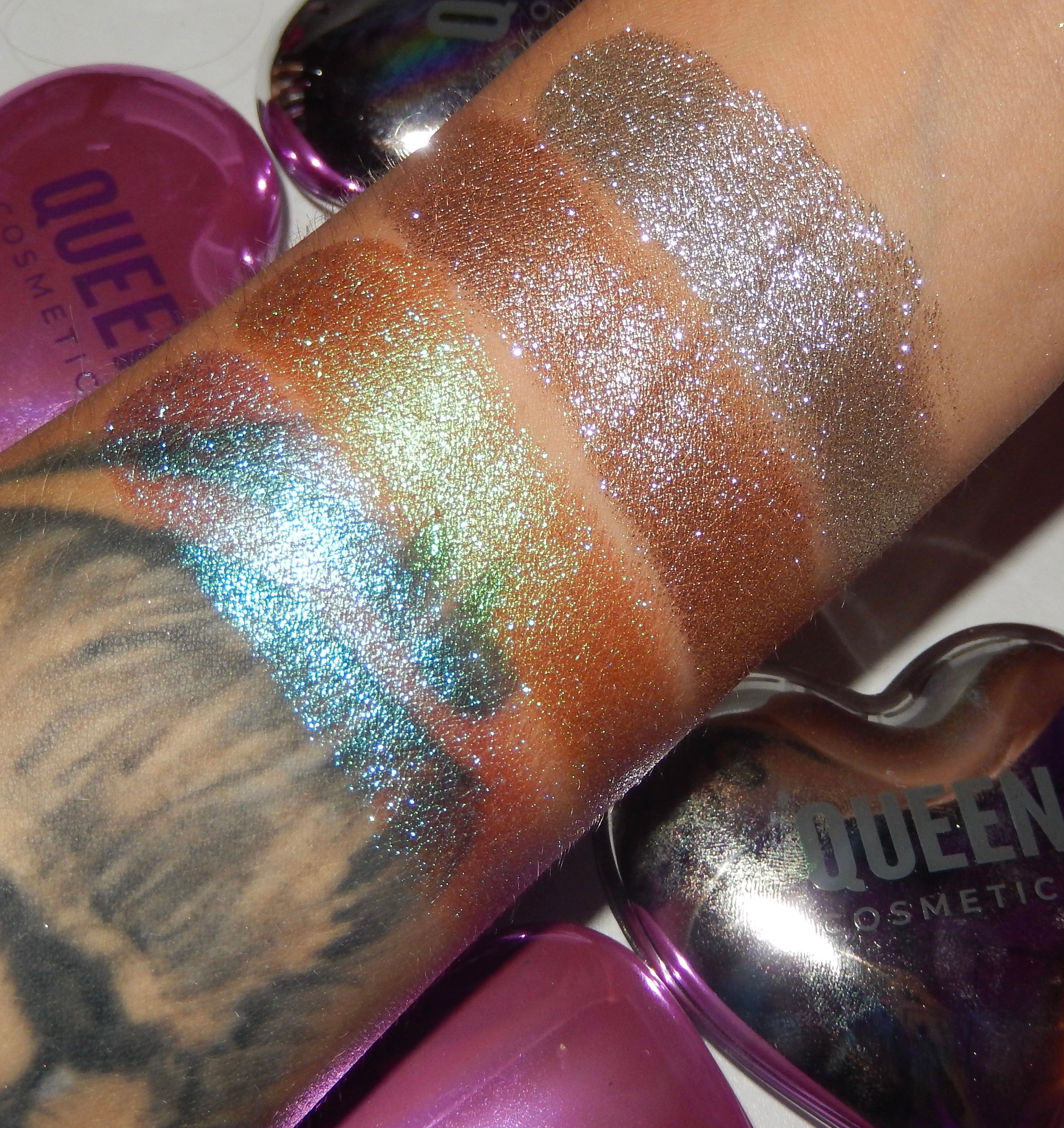 Sublime Hearts Refillable Metallic Eyeshadow Palette - Long Lasting Shimmer Makeup for Party, Night Out & Special Occasions