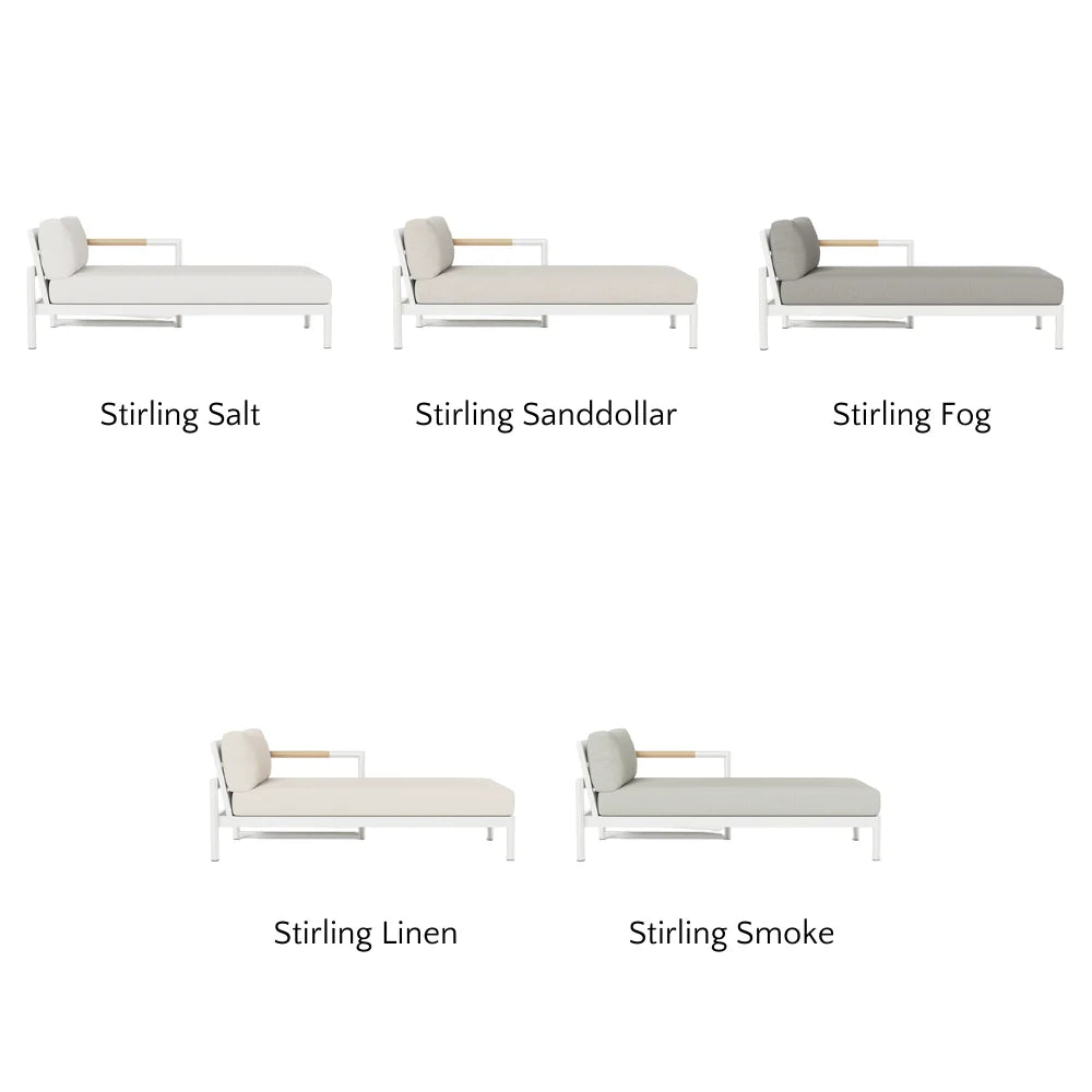 Breeze XL Outdoor Chaise Lounge Right - Premium Patio Furniture for Poolside, Garden & Backyard Relaxation