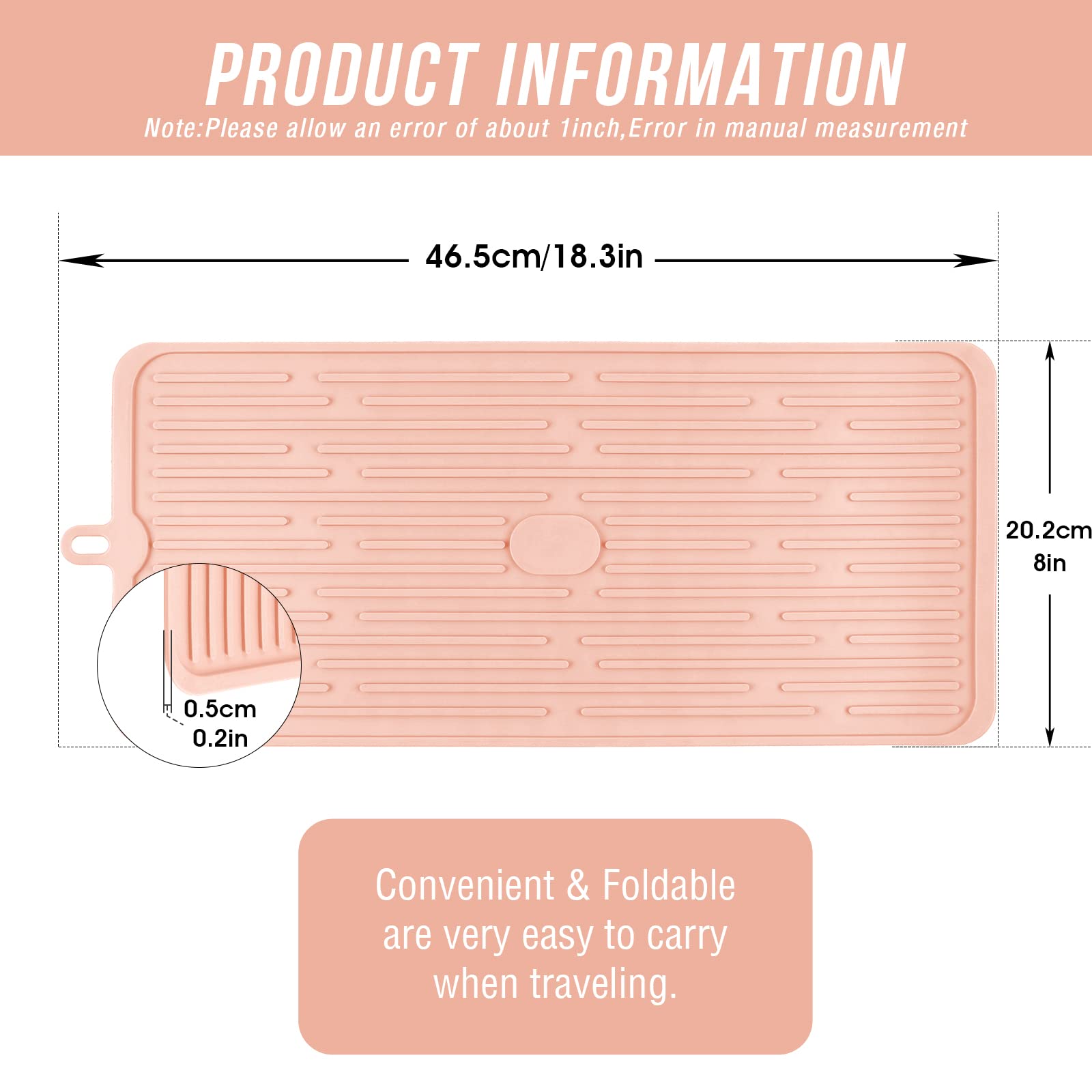 Pet Food Mat for Dogs and Cats - Non-Slip, Dishwasher Safe & Food-Grade Silicone Mat to Keep Floors Clean | Perfect for Under Food Bowls, Water Dishes & Messy Eaters
