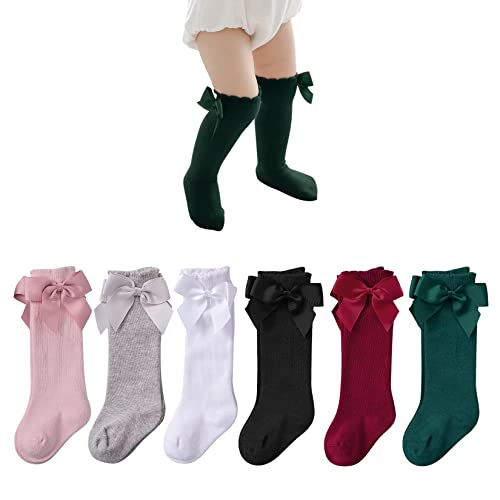 06pcs Black&white&grey&pink&red&dark Green