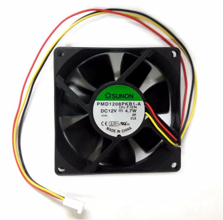 Sunon 80x80x20mm 12V High Speed Cooling Fan - PMD1208PKB1 - Perfect for PC Cooling, Electronics Enclosures & Server Racks