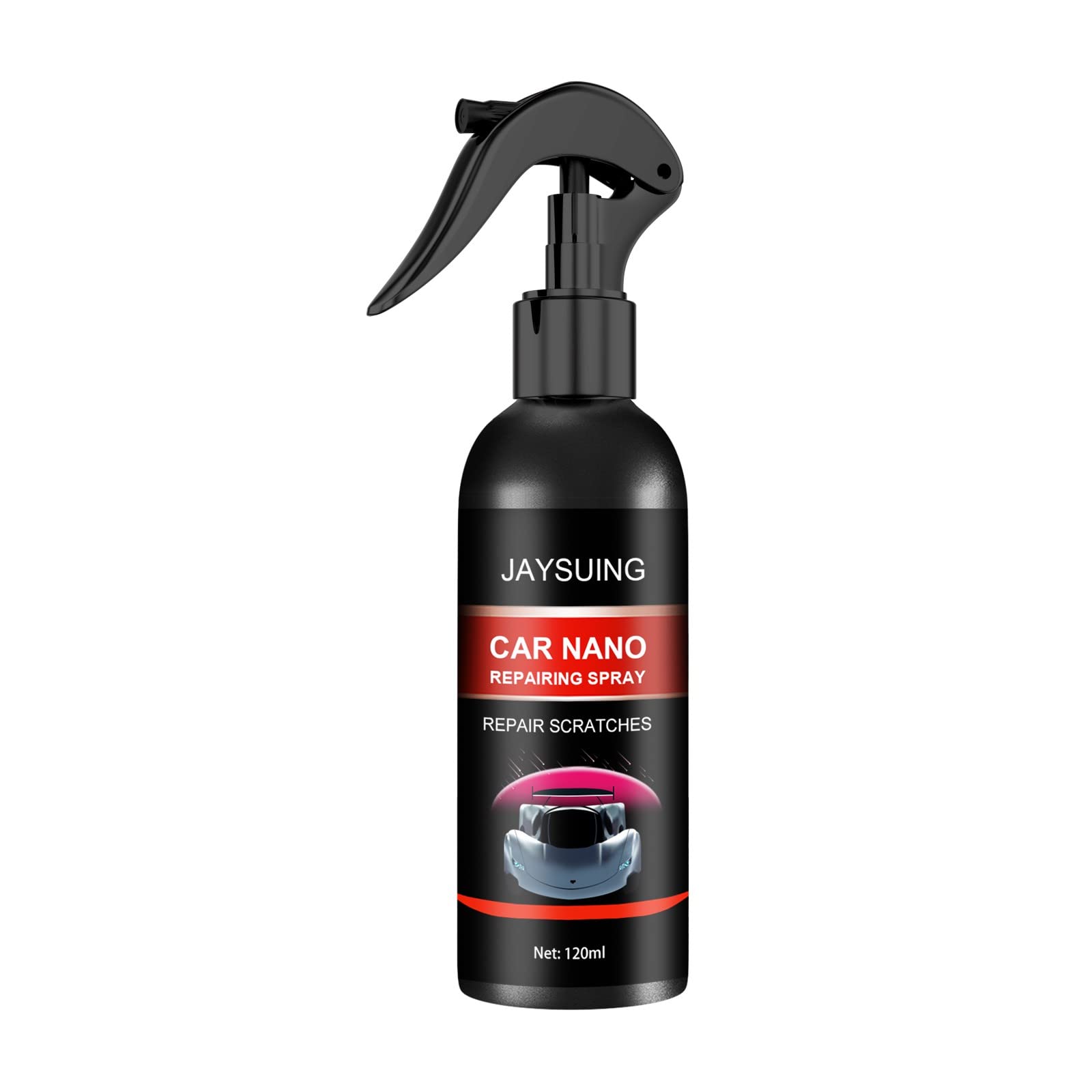High Protection Quick Car Coating Spray - 30/120ML Nano Coating Agent for Plastic Parts Refurbishing, Car Polish & Paint Correction | Car Cleaner Exterior Foam Applicator | Perfect for Detailing, Scratch Removal & Vehicle Protection (One Size)