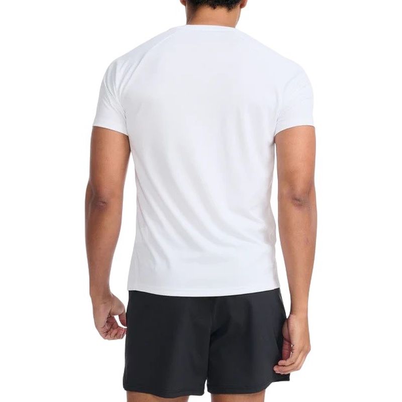 2XU Men's Aspire Running Tee - Lightweight Performance Shirt for Marathon & Training - Moisture Wicking & Breathable Fabric for Gym, Jogging & Outdoor Sports
